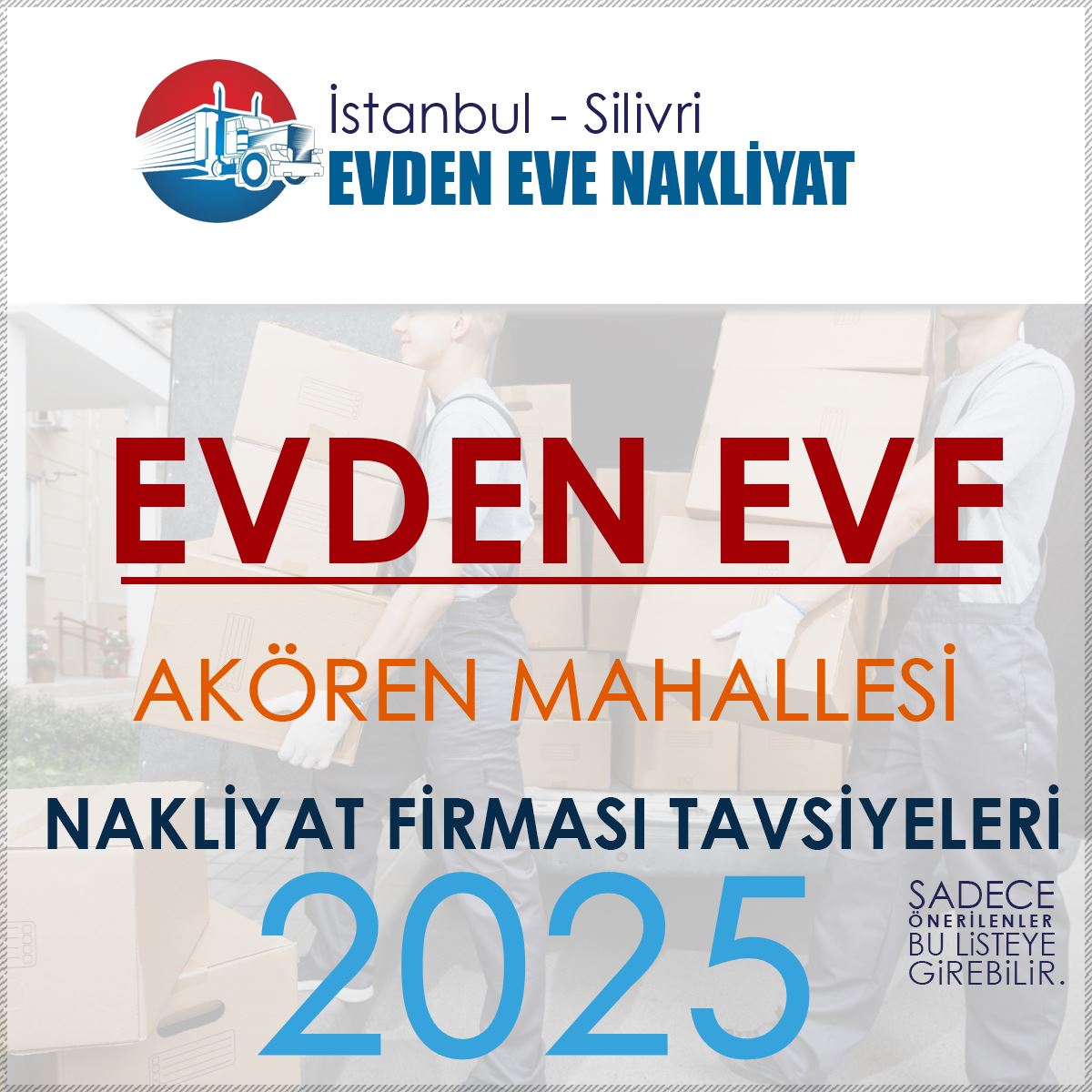 Akören Evden Eve Nakliyat Firmaları