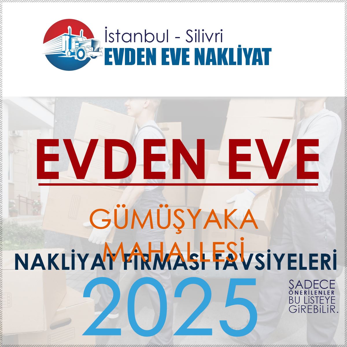 Gümüşyaka Evden Eve Nakliyat Firmaları