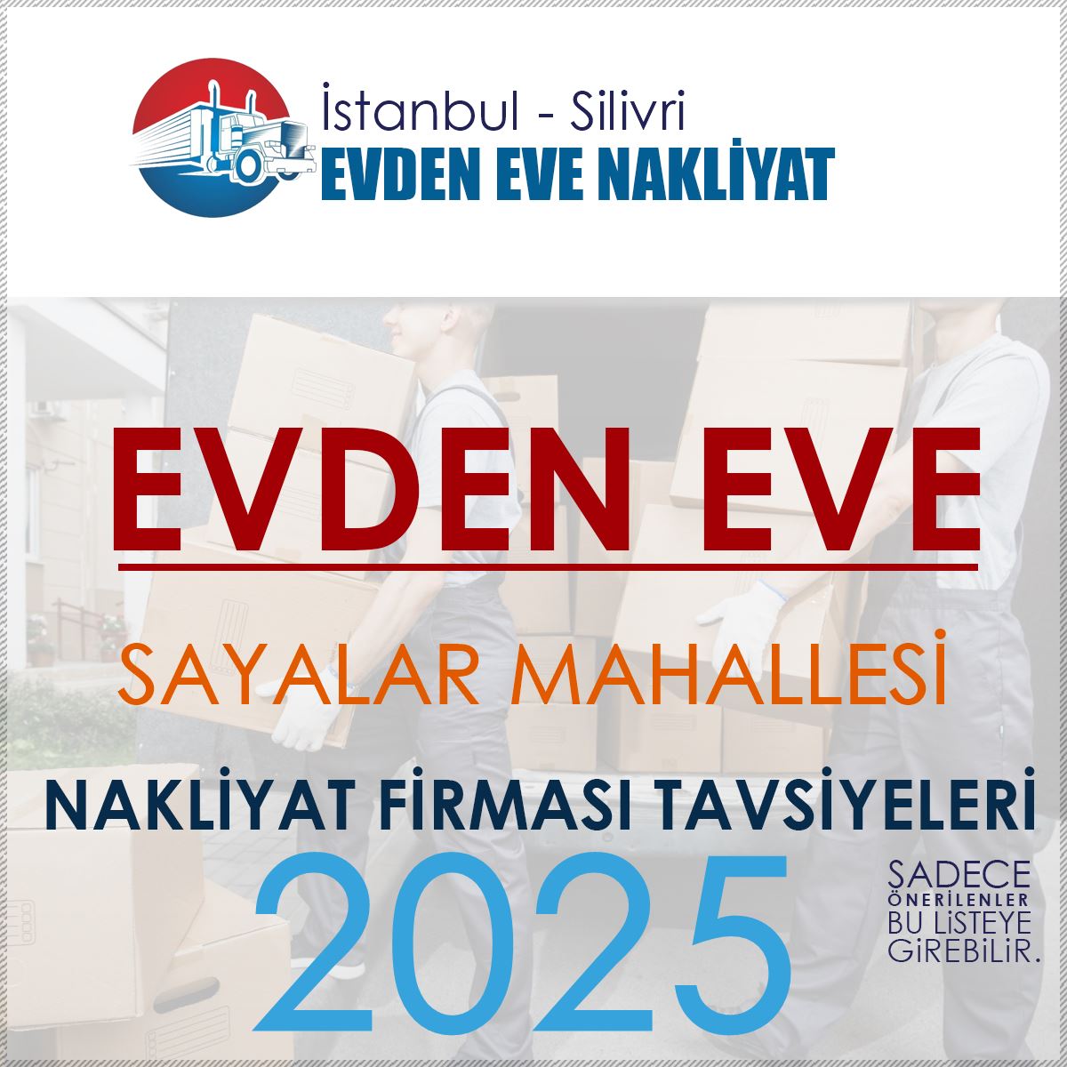 Sayalar Evden Eve Nakliyat Firmaları